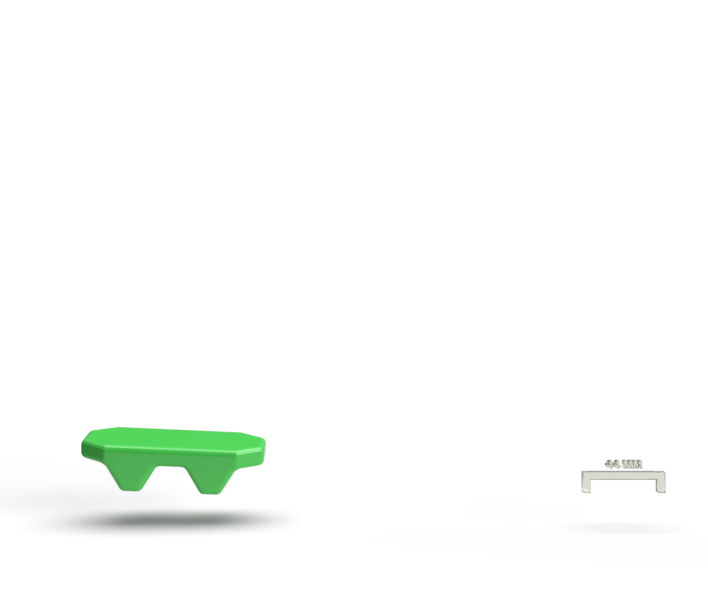 PM918X 0QQ Unibody Finger Skateboard Polylactic Acid Fabrication